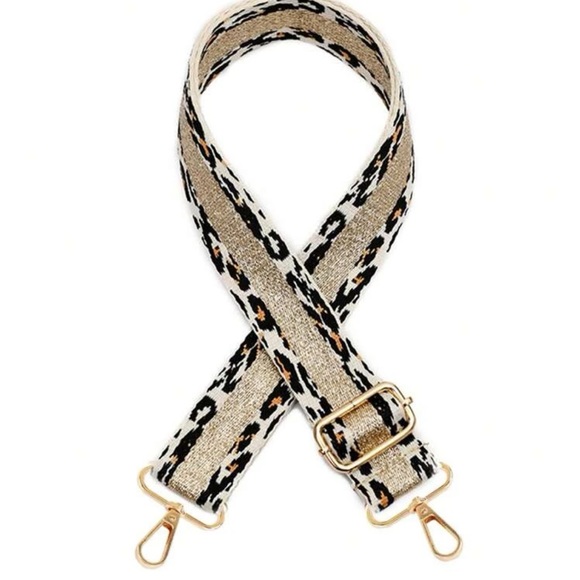 Handbags - Animal Print & Gold Bag Strap